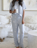 blue pjs set