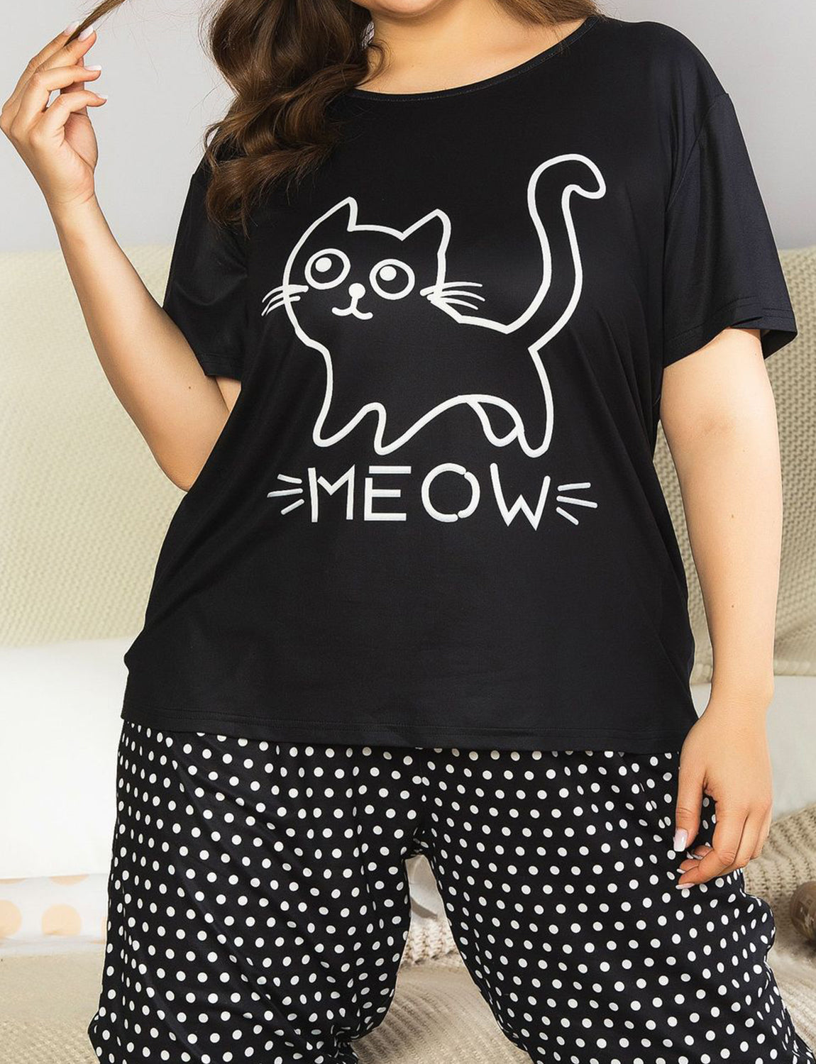 Plus Size Cat Nightshirts Women's Nightgowns From Sears.com