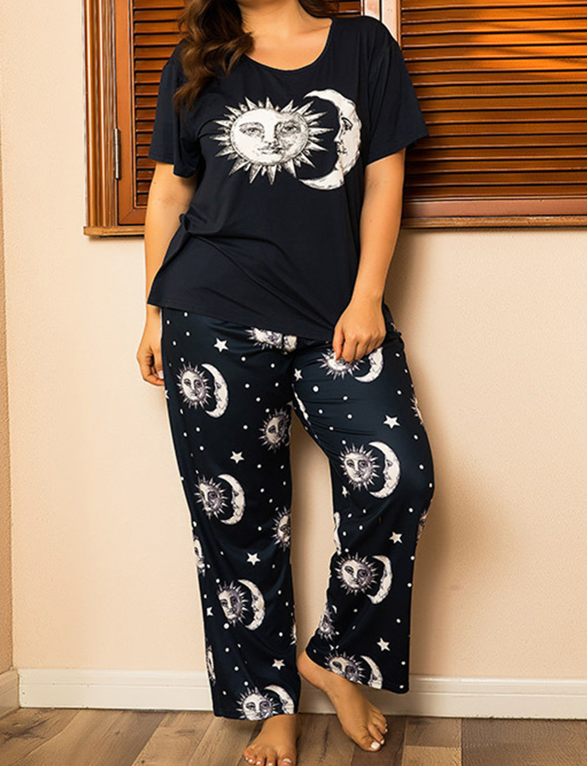 Sun and moon pjs sale